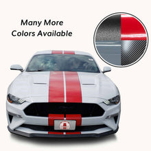 Rally Racing Stripes (with Optional Pinstriping) for a Ford Mustang (2018, 2019, 2020, 2021, 2022, 2023)