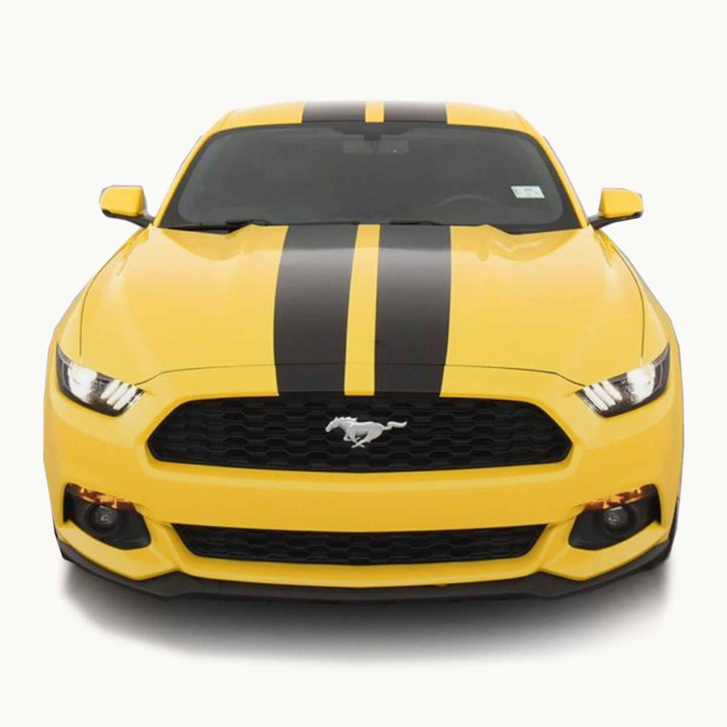 Tapered Racing Stripes for a 2015, 2016, or 2017 Mustang