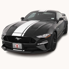 Center Offset Stripes for a Ford Mustang (2018, 2019, 2020, 2021, 2022, 2023)