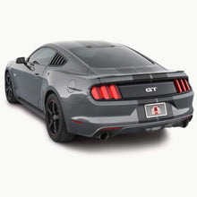 Matte Black Racing Stripes with Pinstripes for a 2015, 2016, or 2017 Mustang