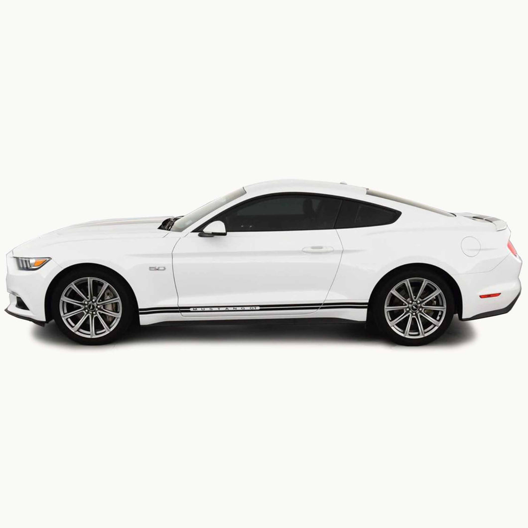 Mustang Dual Rocker Side Stripes (2013-2023)