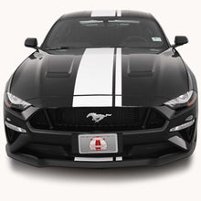 Center Offset Stripes for a Ford Mustang (2018, 2019, 2020, 2021, 2022, 2023)