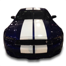 Matte/Glossy White or Black 2013-2014 Mustang Dual Racing Rally Stripe, 8-10 Inch