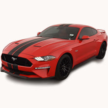Rally Racing Stripes (with Optional Pinstriping) for a Ford Mustang (2018, 2019, 2020, 2021, 2022, 2023)