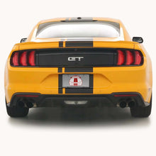 Center Offset Stripes for a Ford Mustang (2018, 2019, 2020, 2021, 2022, 2023)