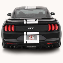 Center Offset Stripes for a Ford Mustang (2018, 2019, 2020, 2021, 2022, 2023)