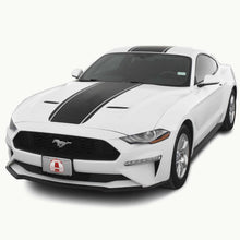 Super Snake Center Stripes for a Ford Mustang (2018, 2019, 2020, 2021, 2022, 2023)