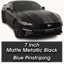 Rally Racing Stripes (with Optional Pinstriping) for a Ford Mustang (2018, 2019, 2020, 2021, 2022, 2023)